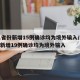 31省份新增15例确诊均为境外输入/31省新增19例确诊均为境外输入