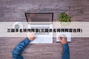 三国杀名将传阵容(三国杀名将传阵容选择)