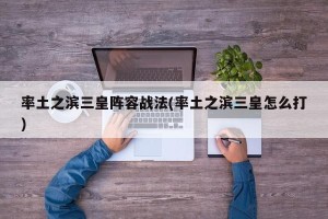 率土之滨三皇阵容战法(率土之滨三皇怎么打)